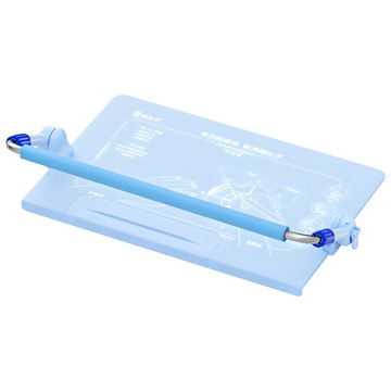 貓太子 坐姿衛士護欄矯正器 桌面款  1個  冰川藍