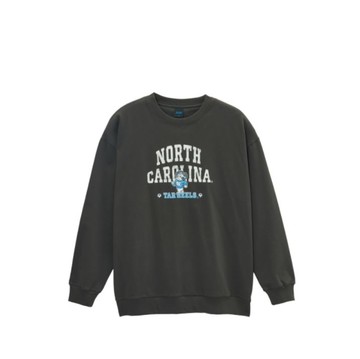 NCAA 大學T 深灰 北卡羅來納 印花 落肩 中性 7455100310