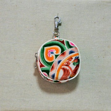 和服改造 小巧圓形零錢包