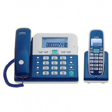 SAMPO 聲寶 2.4GHz高頻數位無線電話 藍色  CT-W1103NL