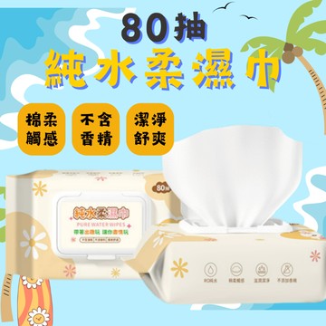 【喵的咧選物】純水柔濕巾 105抽 濕紙巾 帶蓋濕紙巾 擦臉巾 擦手巾 溼紙巾 濕巾【台灣現貨】