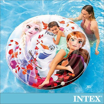 花色圖案隨機【INTEX】冰雪奇緣ELSA浮排128x19cm 適3歲+ 15900010(56515)