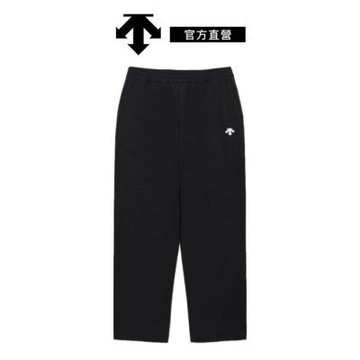 【DESCENTE】迪桑特 男士 內刷毛修身直筒長褲(黑色)