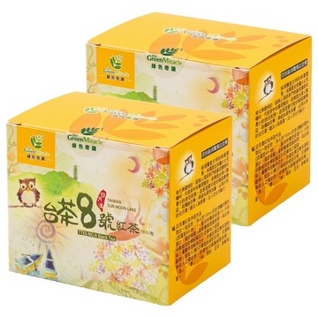 綠色奇蹟 8號紅茶  2.2g  10包  2盒