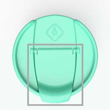 Wattle組件∣小掀蓋 (不含大蓋)_綠色