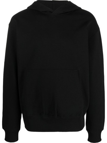 Diesel - logo-print cotton hoodie - men - Cotton - XS - Black