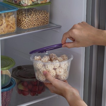 家用飯盒學生便當盒冰箱收納盒密封保鮮盒上班族便攜鎖鮮盒帶蓋碗