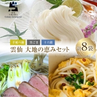 雲仙大地の恵み詰合せ （素麺・うどん3種類） ＜コロニーエンタープライズ＞