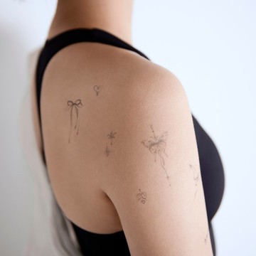 【啞光紋身貼紙】原創設計 | 刮刮紋身貼刺青貼 - Butterfly蝴蝶