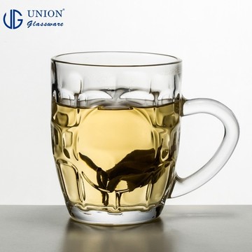 泰國UNION 凹凸馬克杯 287ml 玻璃杯 飲料杯 水杯 啤酒杯