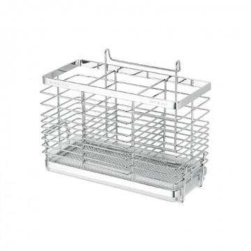 【DAY&DAY】日日衛浴 304不鏽鋼 餐具桶-長方型-附滴水盤 ST3003TL