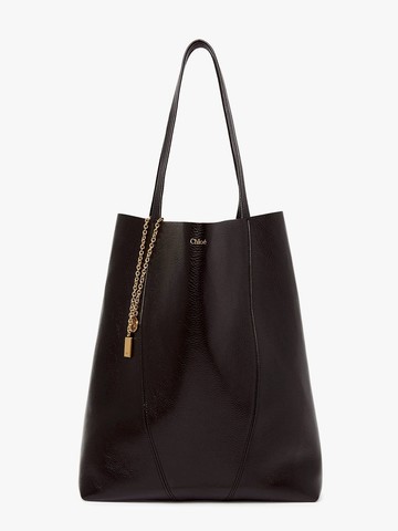 Chloé spin large tote leather bag - CHLOE' - gender_Woman
