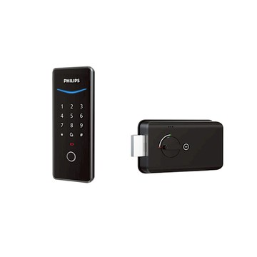 【帝網KingNet】飛利浦 EasyKey 503 輔助式智能門鎖 指紋｜密碼｜APP 輔助鎖 含基本安裝