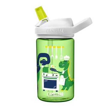 《CamelBak》400ml eddy+ kids兒童吸管運動水瓶RENEW 恐龍大廚