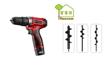 [ 家事達 ]MAX-POWER 12V鋰電電鑽(種植)-12V (種植) 鋰電鑽孔機