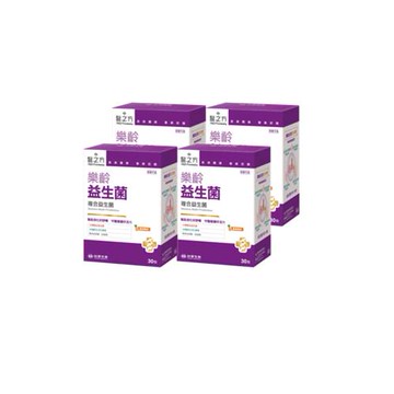 【限時↘74折】《醫之方》樂齡益生菌粉末(30包)X4