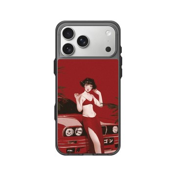 iPhone 17 Pro Max Clear (相機按鈕) 酷墨灰 - Janice Sung - Garnet 石榴石