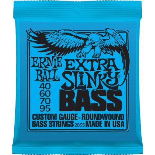 Ernie Ball (アーニーボール) 2835 Extra Slinky Electric Nickel Wound Bass Set (40 -95)