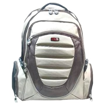 FILA 時髦電腦背包  灰色 + 黑色  31 x 47 x 21cm