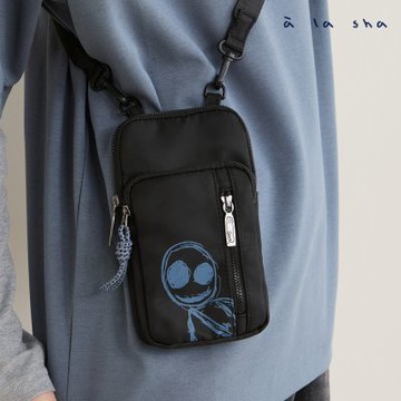 a la sha 阿財輕便斜背手機包