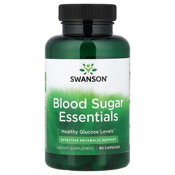 Swanson Vitamins, Blood Sugar Essentials，90 粒膠囊