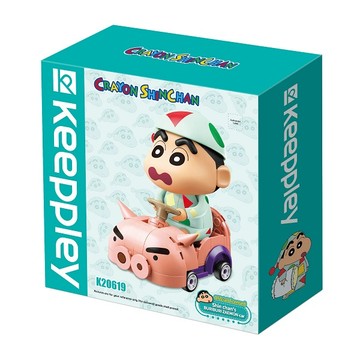 Keepplay積木 蠟筆小新 小新的肥嘟嘟左衛門車
