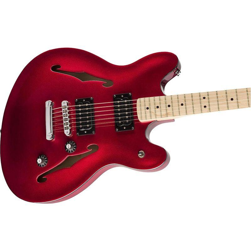 エレキギター Squier by Fender Affinity Starcaster?, Candy Apple Red ソフトケース付き