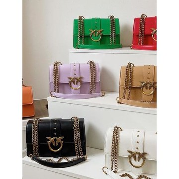 跨境時尚鏈條燕子包包女簡約復古單肩腋下包百搭高級感小方包批發