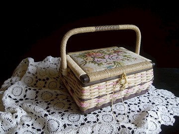 【老時光 OLD-TIME】早期台灣製裁縫收納提箱