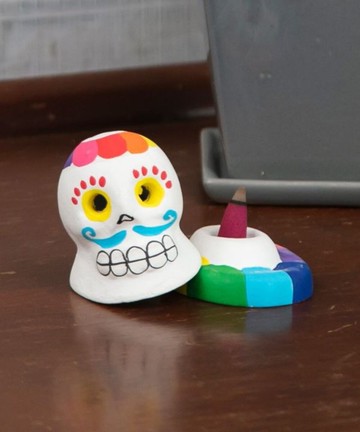 【熱門預購】墨西哥亡靈節 幸運 香臺 香椎臺 (4色)IDMP33A1