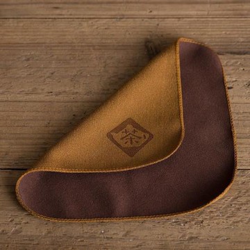 茶布雙層字巾吸水加厚棉麻功夫茶幾道具小方巾玻璃茶壺墊布桌抹布