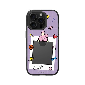 iPhone 16 Pro Clear (相機按鈕) 酷墨灰 - BT21 - COOKY Stay With You