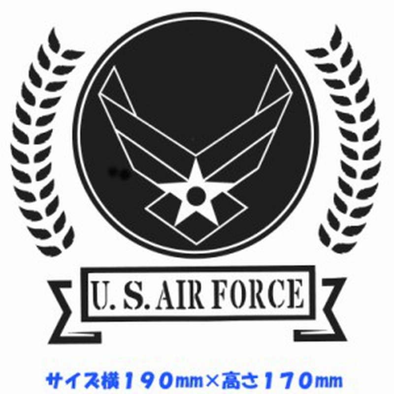 ミリタリー インシグニア Us Air Force ステッカー デカール ミリタリーステッカー ミリタリーデカール Wowma Mt 05 通販 Lineポイント最大1 0 Get Lineショッピング