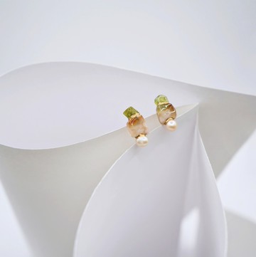 韻采 不對稱獨一無二金繼飾品