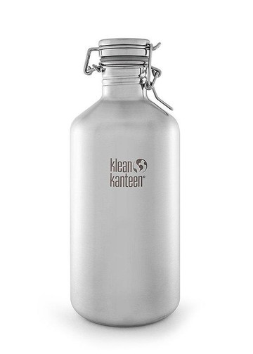 愚公免運出清 Klean Kanteen 64oz(1900ml)窄口經典可利鋼瓶 快扣 密封 原色/琥珀色 兩色可選