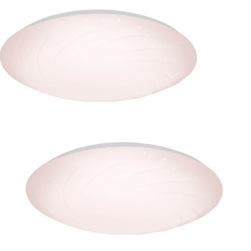 SHARP 夏普 20W 高光效LED 漩悅吸頂燈(自然光)-2入裝