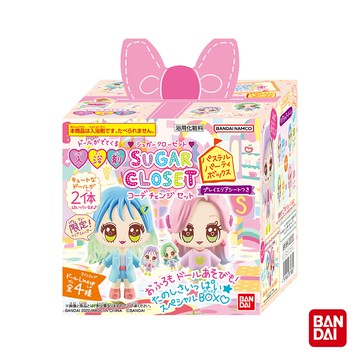 日本bandai-sugar closet時髦小女孩公仔入浴劑2入組b(限量)(洗澡玩具)-快速出貨