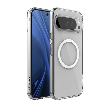 Google Pixel 10 Pro XL Solide 防摔雙料磁吸保護殼-透明