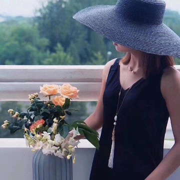 ENDRO ACC 金邊流蘇巴洛克珍珠項鍊