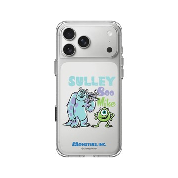 iPhone 17 Pro Max Clear Case（相機按鈕） 透明 - 迪士尼-皮克斯 PIXAR - 怪獸和阿布