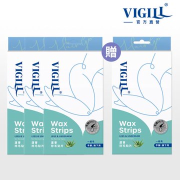 【VIGILL 婦潔】蘆薈除毛貼片買3送1組送正品1入-男性除毛、女性除毛 除毛貼 除毛膏，手腳除毛