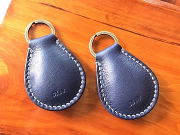 成品製造 xx 皮革鑰匙牌 xx —皇家藍 Royal Blue 鑰匙牌