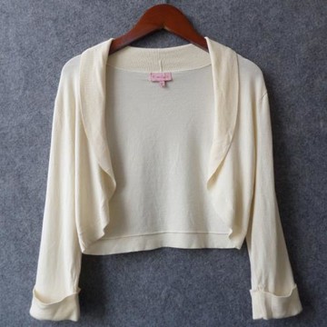 出口英國原單品牌牛貨春秋女夏超短披肩旗袍外搭空調防曬毛針織衫