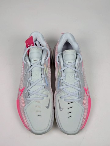 微瑕疵-左腳後跟LOGO脫落右腳鞋口髒汙 CZ0176-008 M10 Nike Air Zoom G.T. Cut EP "Pink Flash" 乳癌 白桃粉 實戰籃球鞋 男鞋