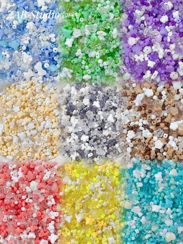 串珠手作💎 20g亞克力混款多巴胺散珠串珠手作diy材料手鍊手機鏈掛鍊配件配件 珠珠材料 串珠DIY  手作材料