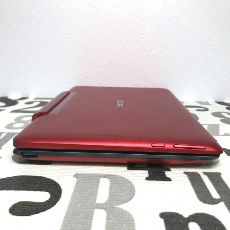 きれいめ Windows10 2in1タブレットPC 10.1インチ / ASUS T100TA-RED-S