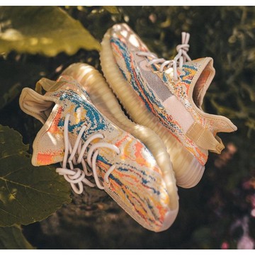 【逢甲 FUZZY】Adidas Yeezy Boost 350 V2 MX Oat 黃紮染 大理石 彩虹 GW3773