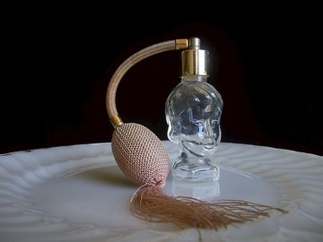 【老時光 OLD-TIME】早期歐洲玻璃人像香水瓶