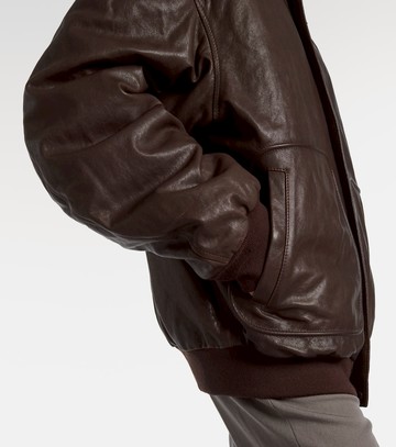 Calvin Klein Collection Johnson leather bomber jacket