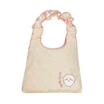 【Chiikawa】吉伊卡哇荷葉邊購物袋-奶霜黃 CH00A02BE